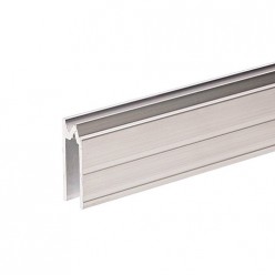 Adam Hall Hardware 6202 - Aluminiowy, hybrydowy profil zamykający do materiału o grubości 7 mm